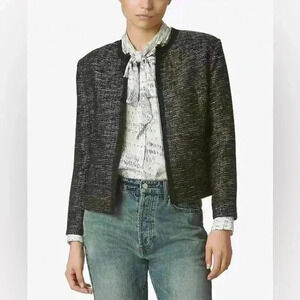 Avec Les Filles Tweed Kensington Open Blazer ~ Medium ~ NWT!~Trendy and Gorgeous